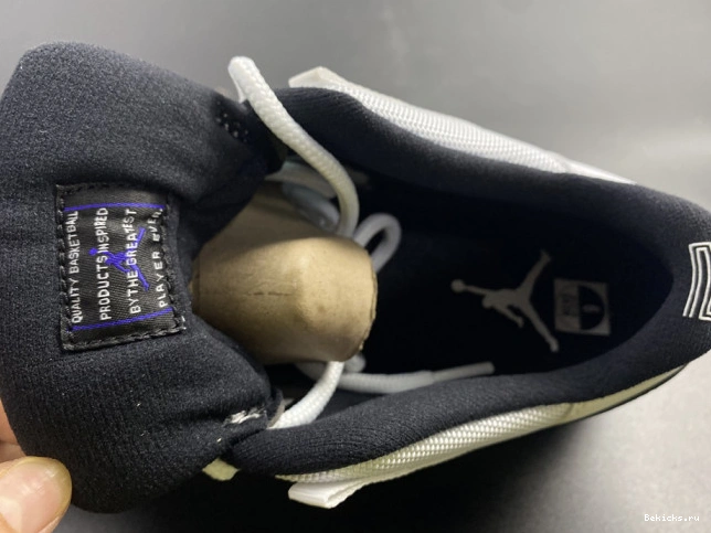 Rep BK mens black  white jordan retro low air 528895-153 